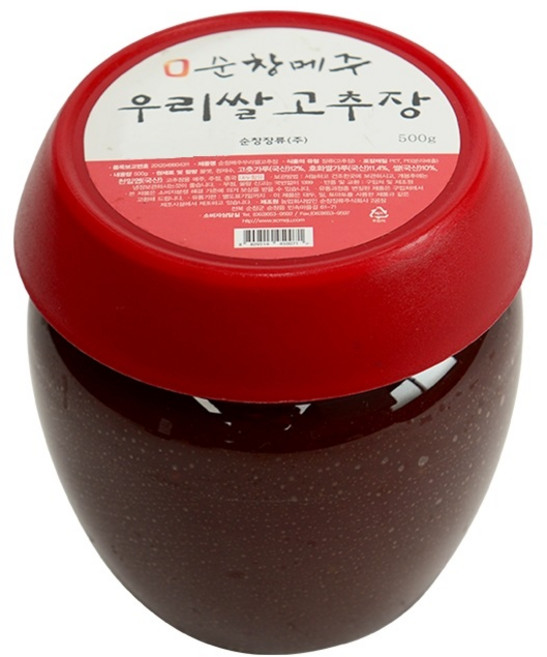 순창장류(주) 순창메주 우리쌀 고추장, 500g, 1개