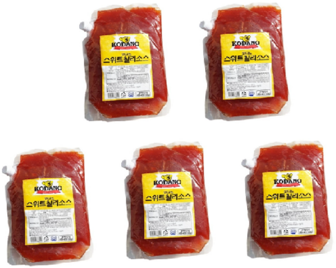 코다노 스위트칠리소스, 5개, 2kg