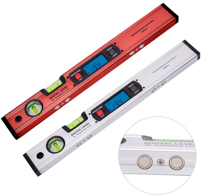 자석 수평기 전자 수평계 / 스마트라이프 정품, 실버