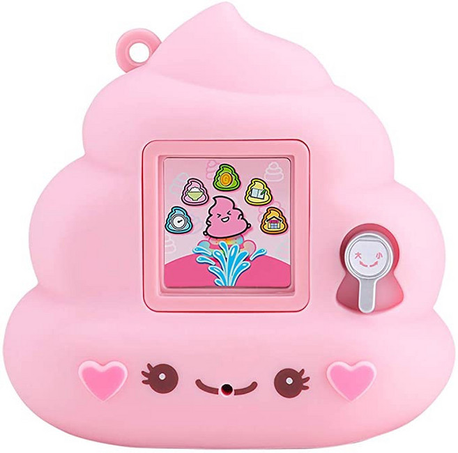 2022 다마고치 Qriginal 재미있는 전자 똥 애완 동물 기계 비디오 게임 콘솔 장난감 생일, 02 pink, 1개