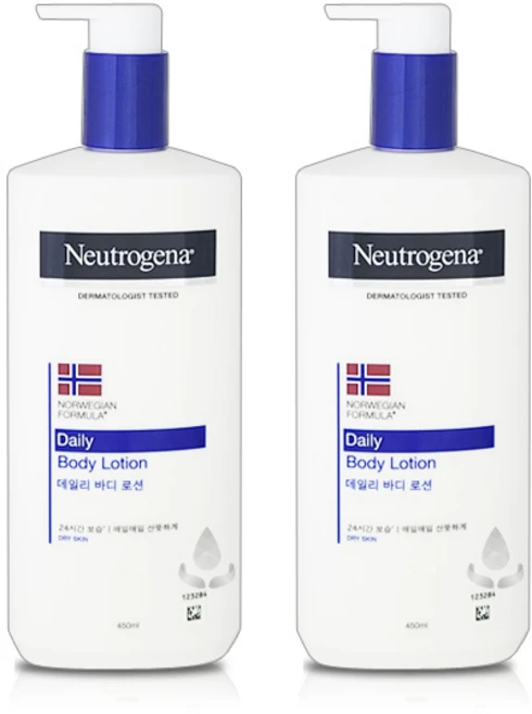 뉴트로지나 데일리 바디 로션, 450ml, 2개 - 쿠팡