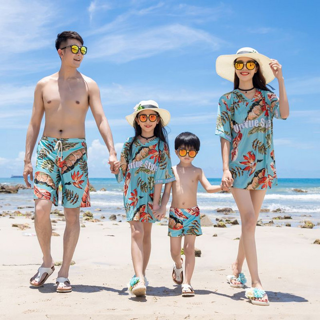 가족 수영복 몸매커버 비키니 호텔 풀빌라 시밀러룩 패밀리룩 썸머 비치