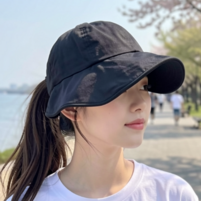 크로스몰 자외선차단 와이어 챙넓은 버킷햇