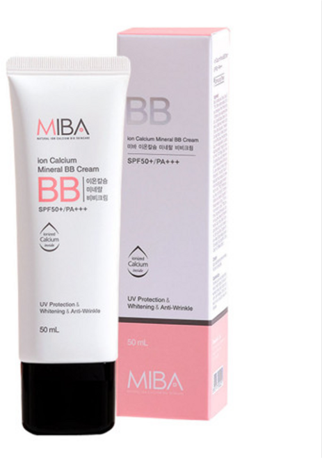 미바 이온칼슘 미네랄 비비크림 SPF50+ PA+++ 50ml, 1개