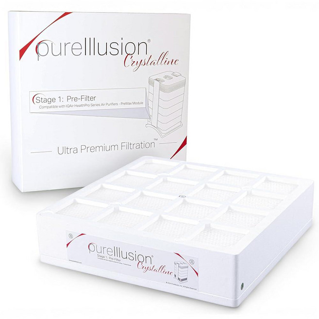 PureIllusion IQAir HealthPro 시리즈 공기청정기용 과학적으로 테스트를 거친 사전 필터 - 완벽한 프리맥스 모듈 장착 울트라 프리미엄 교체 필터 - 정품 크, PureIllusion IQAir HealthPro 시