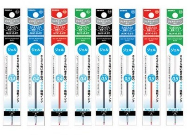 제브라 사라사 멀티 전용 리필심 NJK, 05레드
