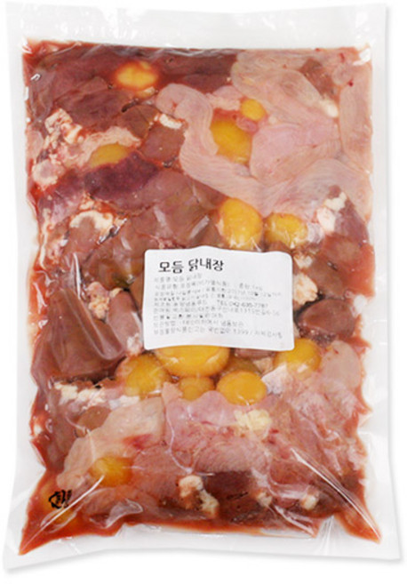 벅스웨이 국내산 모듬닭내장 1kg, 1개