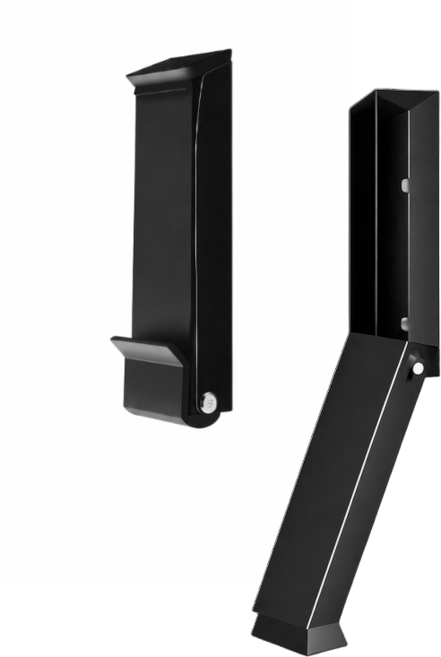 온픽커머스 무타공 미끄럼방지 도어스토퍼 현관문 강력고정 스토퍼 프리미엄, 블랙, 1개