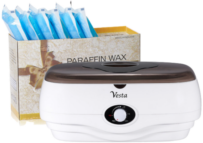 파라핀 손 치료기 수족냉증 촛농 촛물 가정용 파라핀 테라피 용해기 기계 찜질 효과 효능 손가락 배쓰 베스 + 사은품 파라핀왁스 6개 + 손 발 커버 + 비닐팩 발판, 02.파라핀치료기세트, 1개