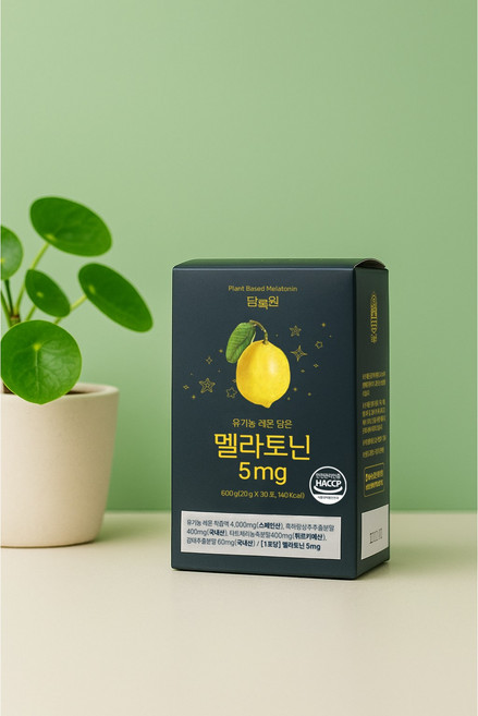 담록원 유기농 레몬 담은 멜라토닌, 30개, 20g
