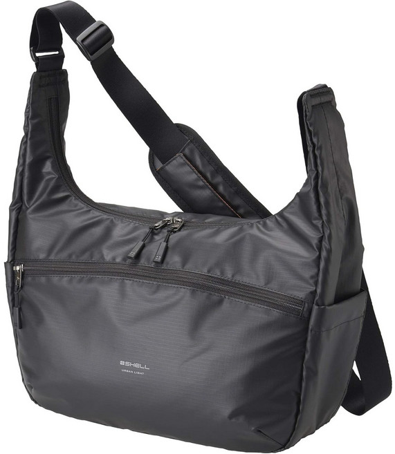 HAKUBA 카메라 가방 플러스 쉘 어번 라이트 02 숄더 L 도시 디자인의 초경량 카메라 가방 U형 포름이 몸에 피트 블랙 2SP-UL02SBLBK, 상세페이지 참조, 1개