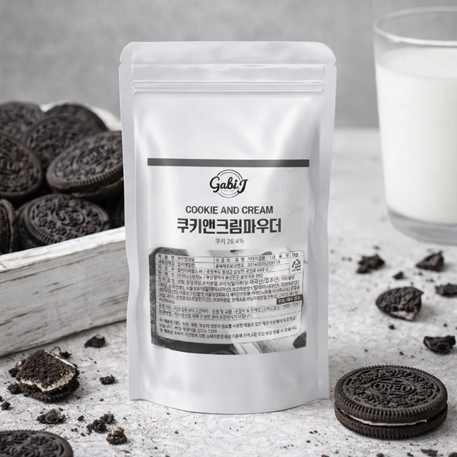 가비제이 쿠키앤크림 파우더, 3개, 1개입, 1kg