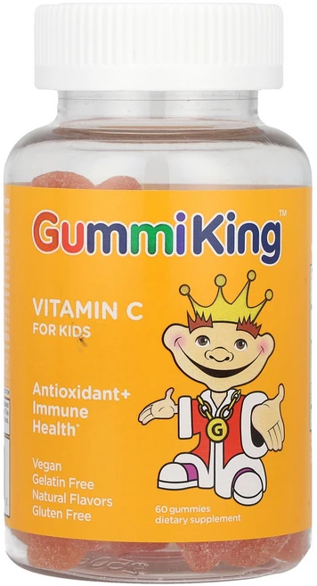 구미킹 108433 어린이용 비타민C 구미젤리 60개, 1개, 60정 - 쿠팡
