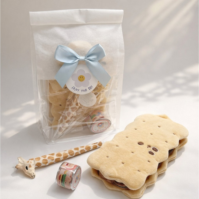 어린이 학용품 선물세트 답례품 단체선물 유치원 초등학생 선물, 2개, 땅콩샌드 선물세트