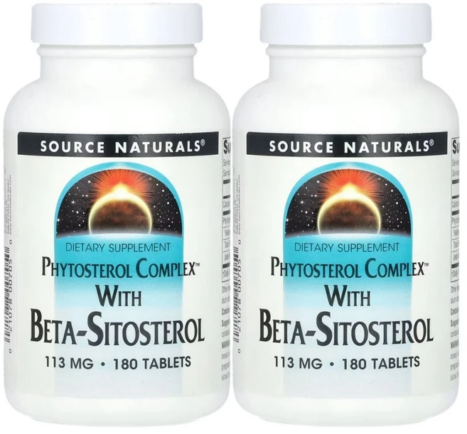 1+1 소스내츄럴스 피토스테롤 콤플렉스 베타시토스테롤 113mg 180정, 2개 - 쿠팡