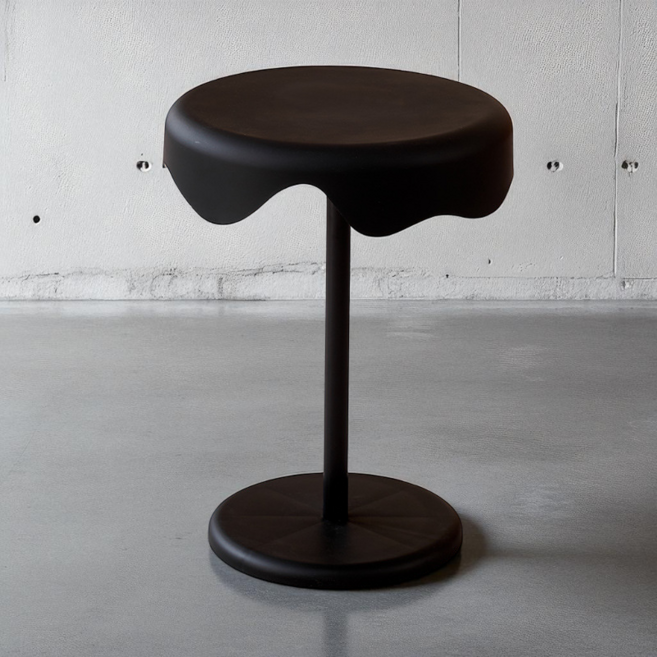 데이킨 홀케이크 침대 소파 사이드 테이블 티테이블, 블랙