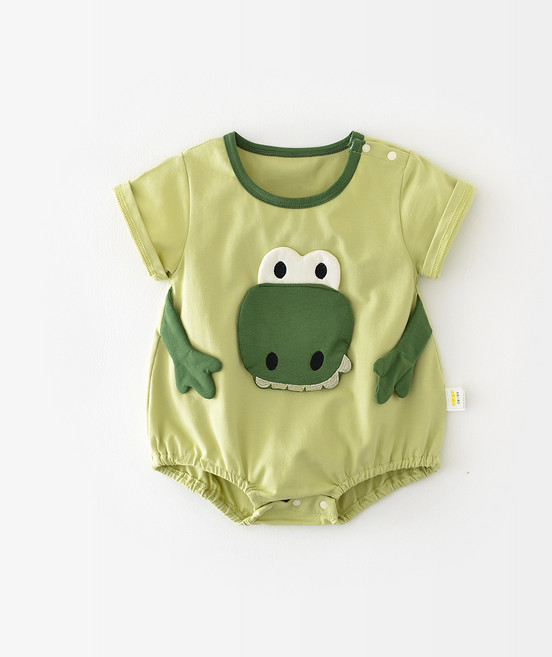 악어 여름 카라 반팔 우주복 수트 남아 외출복 여름 아동 복 유아 선물 아기 백일 돌