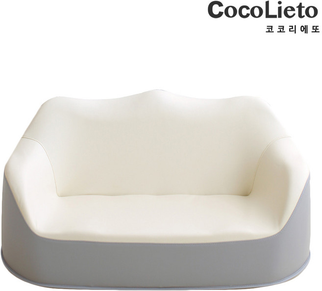 리에또 프리미엄 유아소파 2인용 아기 돌 생일선물 아기의자, 클라우드