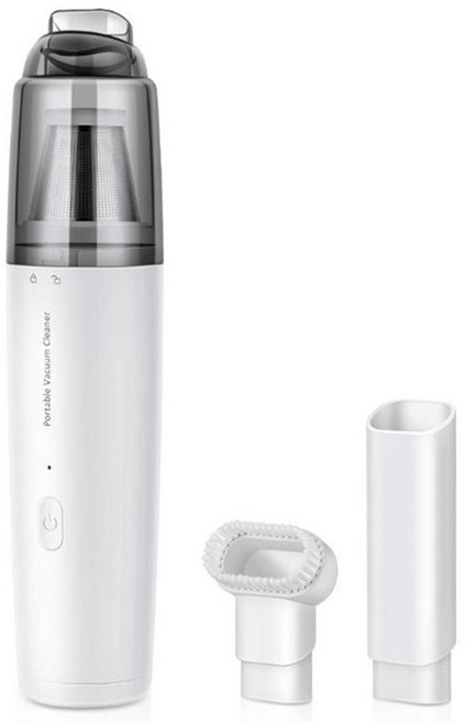 Helloleiboo 차량용 투웨이 청소기, 화이트