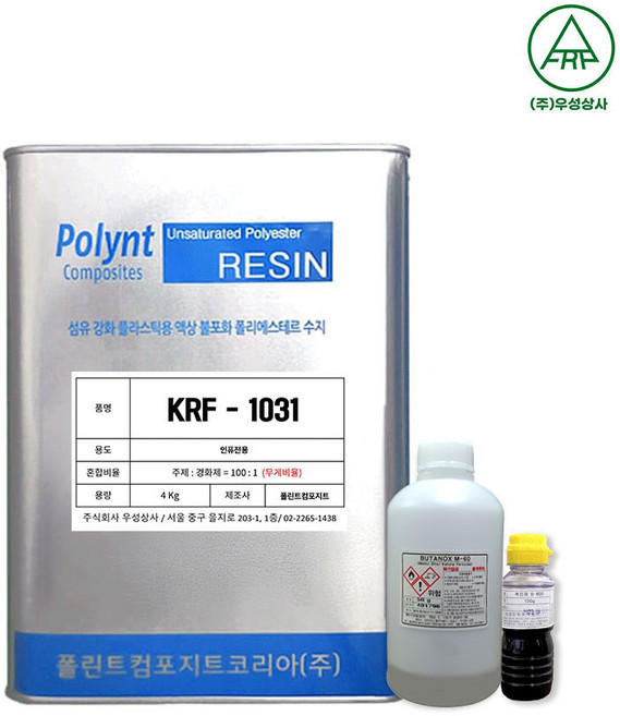 폴린트 KRF-1031 비닐에스테르 인퓨전용 수지 4kg, 1개