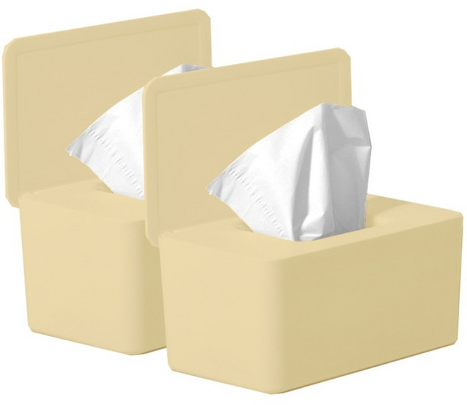 무무홈 물티슈 케이스 대형 커버 보관함 버터 2개입, 2개