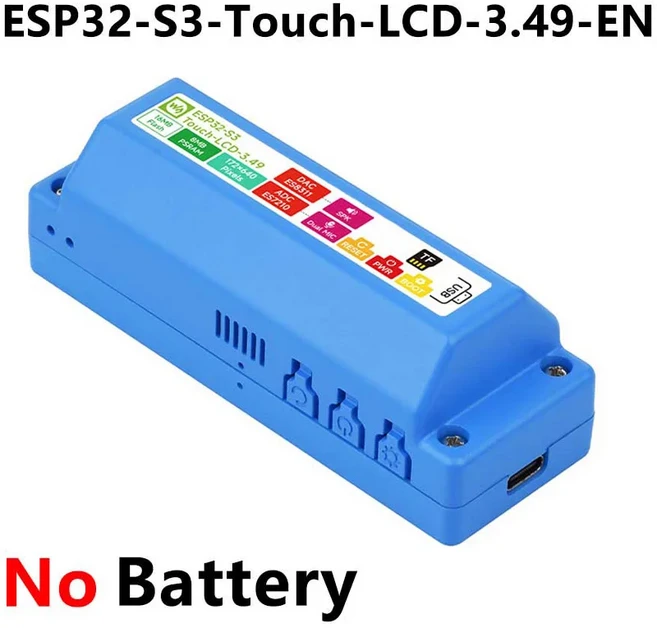 ESP32S3 3.49인치 터치스크린 딥시크 AI 채팅 박스 정전식 디스플레이 172×640 N16R8 개발 보드 샤오지용