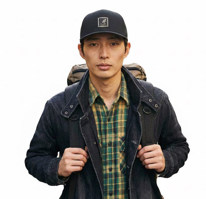 캉골 모자 야구모자 볼캡 플렉스핏 테크 블랙