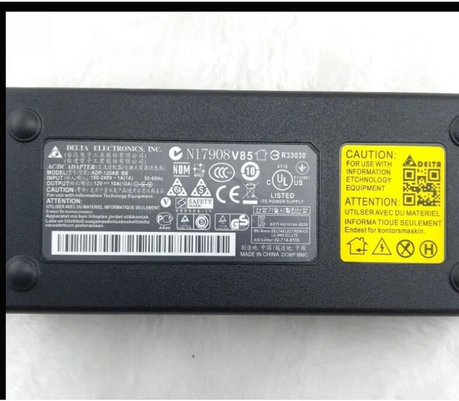 台達電 AC/DC 變壓器 110-220V 轉 12V 10A, 1個