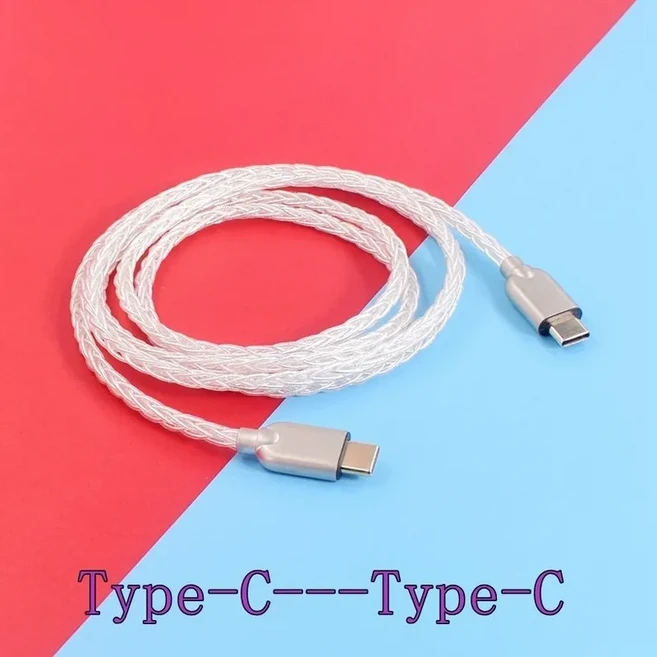3.5mm TRS 4.4mm 6.35mm - USB-C 호환-C 오디오 케이블 (B&W BW PX8 PX7 S2e PI8 PI7 S2 헤드폰 업그레이드, 02 Type C White, 01 2m