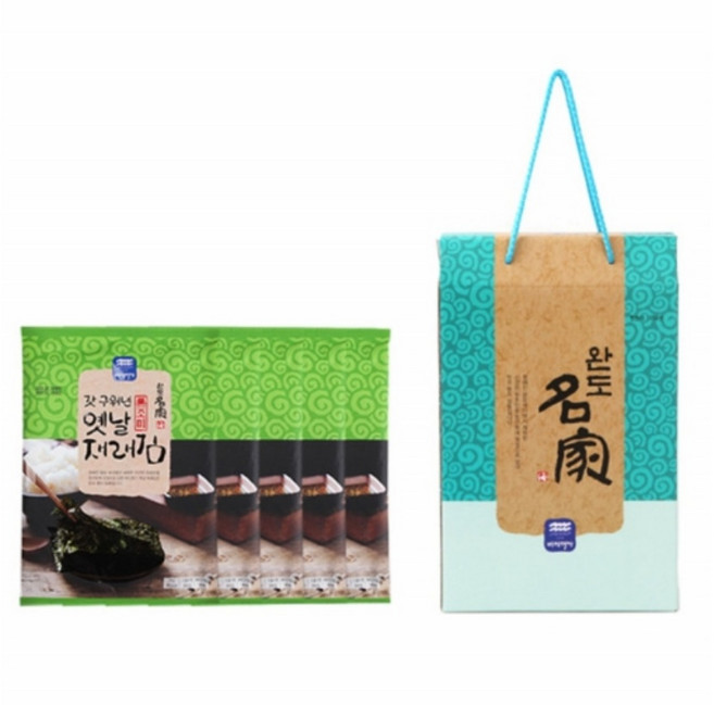 완도명가 갓구워낸 재래김 선물세트 3호 추석선물 설선물 명품선물세트, 1