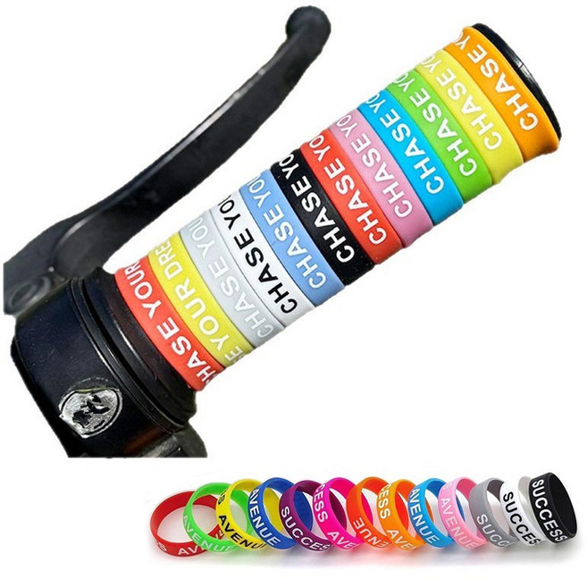 SEAMETAL 오토바이 핸들 미끄럼방지실리콘 원형 레버그립 손잡이커버 26p, 컬러, 1세트