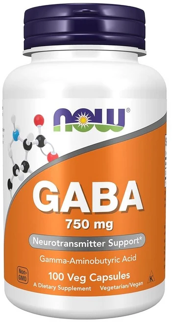 나우푸드 GABA 750mg 캡슐 100정, 1개 - 쿠팡