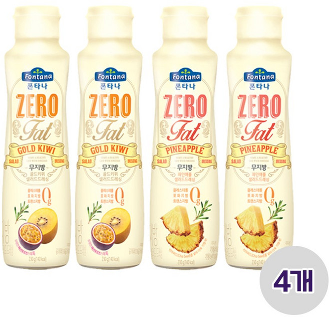 폰타나 무지방 드레싱 소스 (골드키위2 파인애플2), 230g