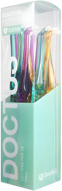 DOCTUS 어금니 일반모 돔형 칫솔 랜덤발송, 12개입, 1개 - 쿠팡