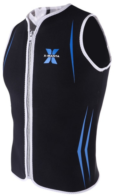 웻슈트 상의 프리미엄 네오프렌 잠수복 조끼 스쿠버 다이빙 서핑 세일링 카이트보드 카약 3mm, 01 L Black