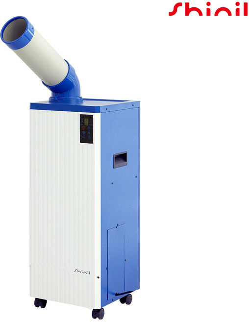 신일 실속형 산업용 이동식 에어컨 공장 창고 야외용 집중냉방, 1구 SMA-E2500K