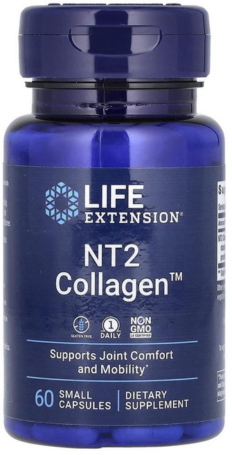 라이프 익스텐션 NT2 콜라겐 40 mg Life Extension NT2 Collagen 40 mg 60정, 1개