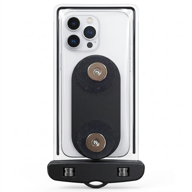 배달대행 오토바이 터치감 좋은 하이셀 자석 투명 방수팩 방수케이스 주문제작 전기종 충전용, 1개, 아이폰8핀 기본형