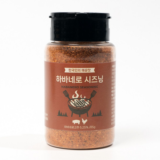 [본사] 꾸버스 하바네로 바베큐 시즈닝 85g, 1개