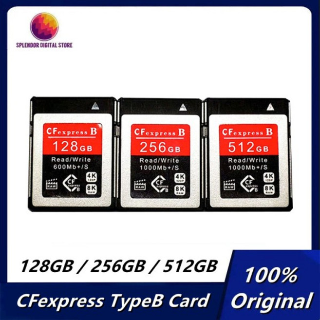 전문 CFexpress TypeB 메모리 카드 Z8 디지털 SLR 카메라 RAW 비디오용 CFE 128GB, 03 128GB, 1개