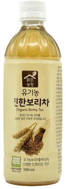 올가 맑은농장 유기농 진한보리차 500ml