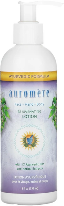 Auromere 리쥬브네이팅 페이스 핸드 바디 로션 236ml(8oz) 2팩, 1개 - 쿠팡