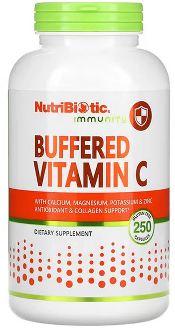 뉴트리바이오틱 면역력 완충 비타민 C 글루텐 프리 캡슐 250정, 250 개, 1개 - 쿠팡