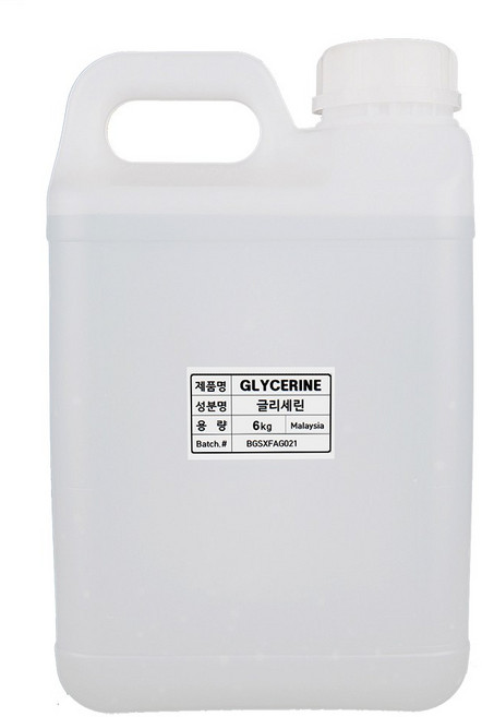식물성 글리세린 6kg, 1박스, .