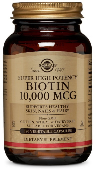 솔가 비오틴 10 000mcg 베지터블 캡슐, 120정, 1개