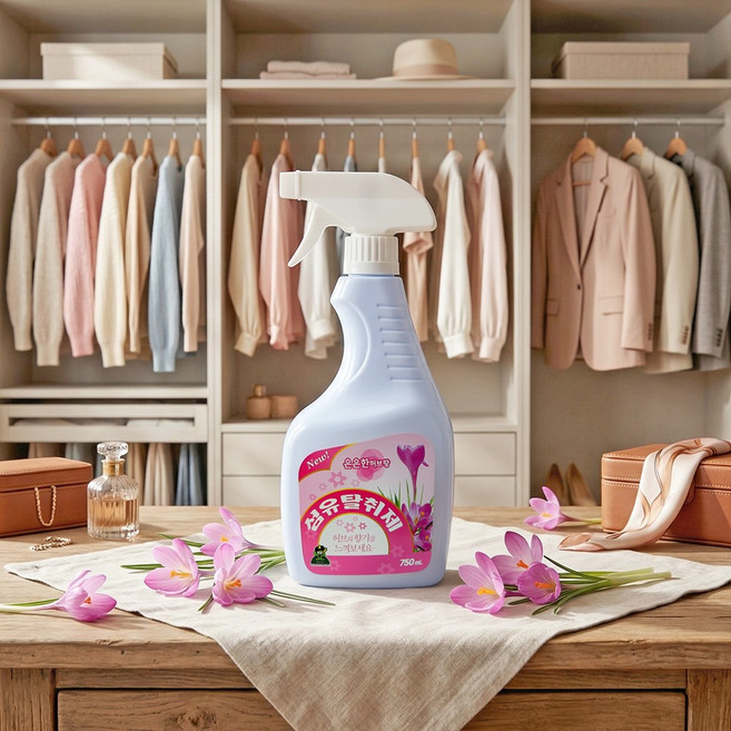 산도깨비 섬유탈취제 750ml 은은한허브향, 3개