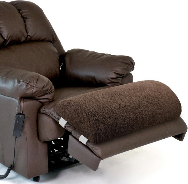 웨시티 리클라이너 발 베개 쿠션 고탄력 셰르파 메모리 폼 볼스터 수면 휴식 다목적 하프 롤 다리 침대 의자 소파 헤드레스트 등받이 허리 지지대초콜릿에 적합합니다, Chocolate, 초콜릿.