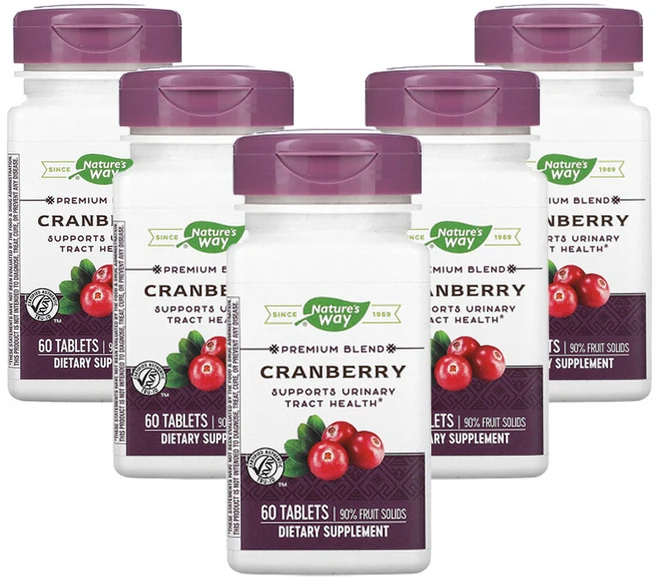 네쳐스웨이 크랜베리 프리미엄 혼합물 60정, 5팩 - 쿠팡