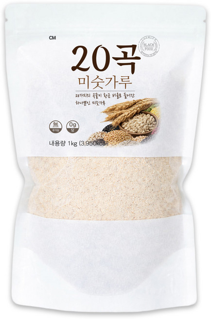 센티미터 미숫가루 20곡 무가당 무설탕 당 제로 대용량, 1개, 1kg