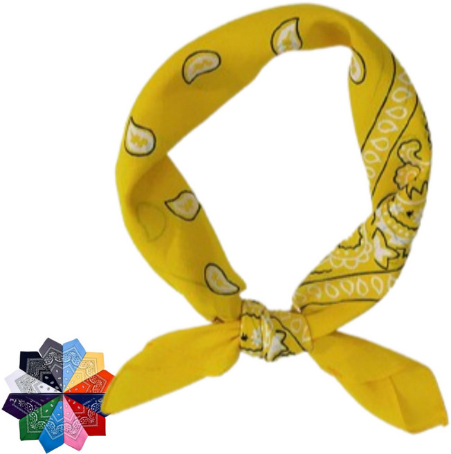 마이채채 힙한 반다나 헤어밴드 손수건